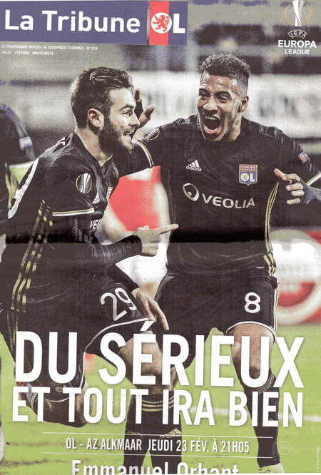 AZ Programma 23-feb-2017 Lyon away